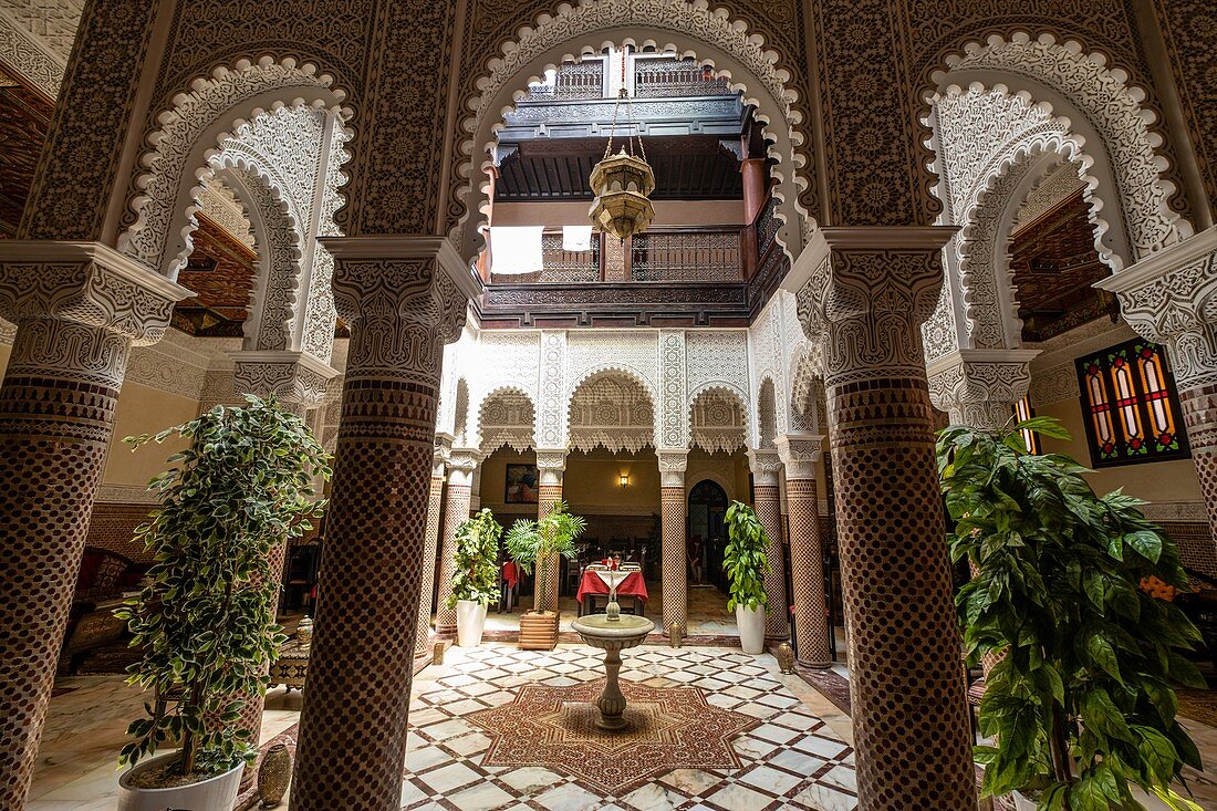 Riad Ritaj, Meknes, Marokko, Afrika
