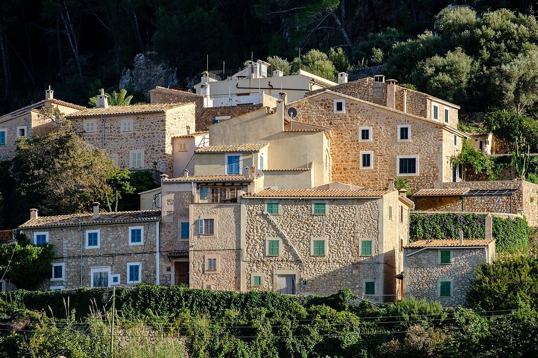 Es Penyal Häuser, Banyalbufar, Mallorca, Balearen, Spanien