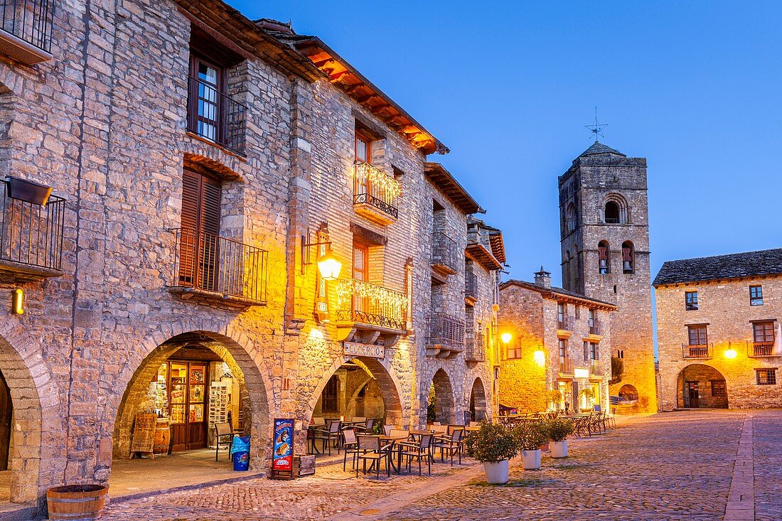 Ainsa village, Huesca, Spain