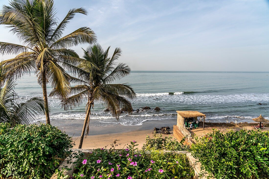 Beach at the African Village Hotel, Bakau, Gambia, West Africa