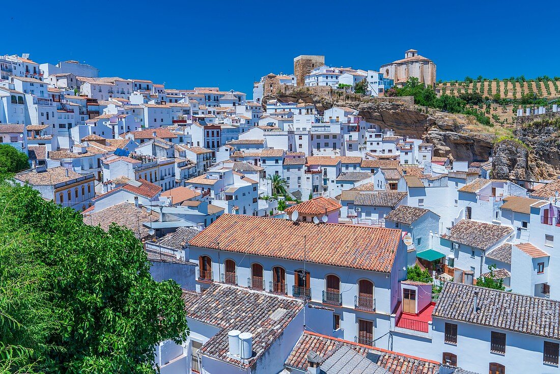 Setenil de las Bodegas, Andalusien, Spanien, Europa