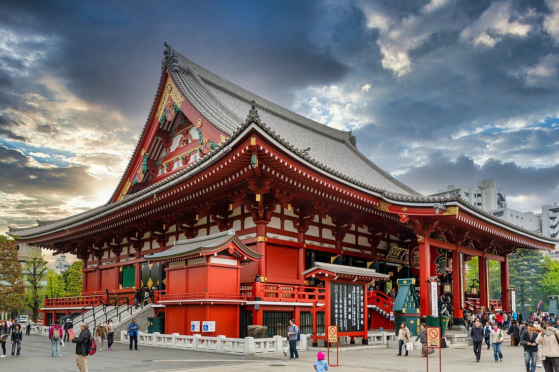 Tokyo Japan. Senso Ji Temple at Asakusa