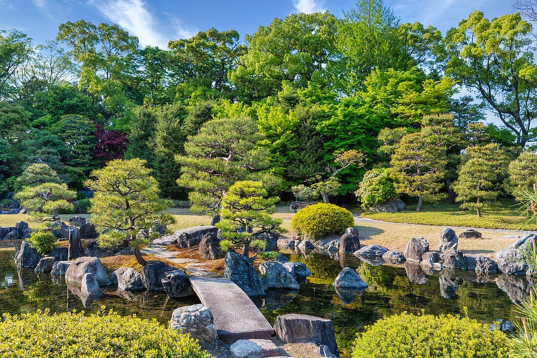 Kyoto Japan. Nijo Castle. Gardens