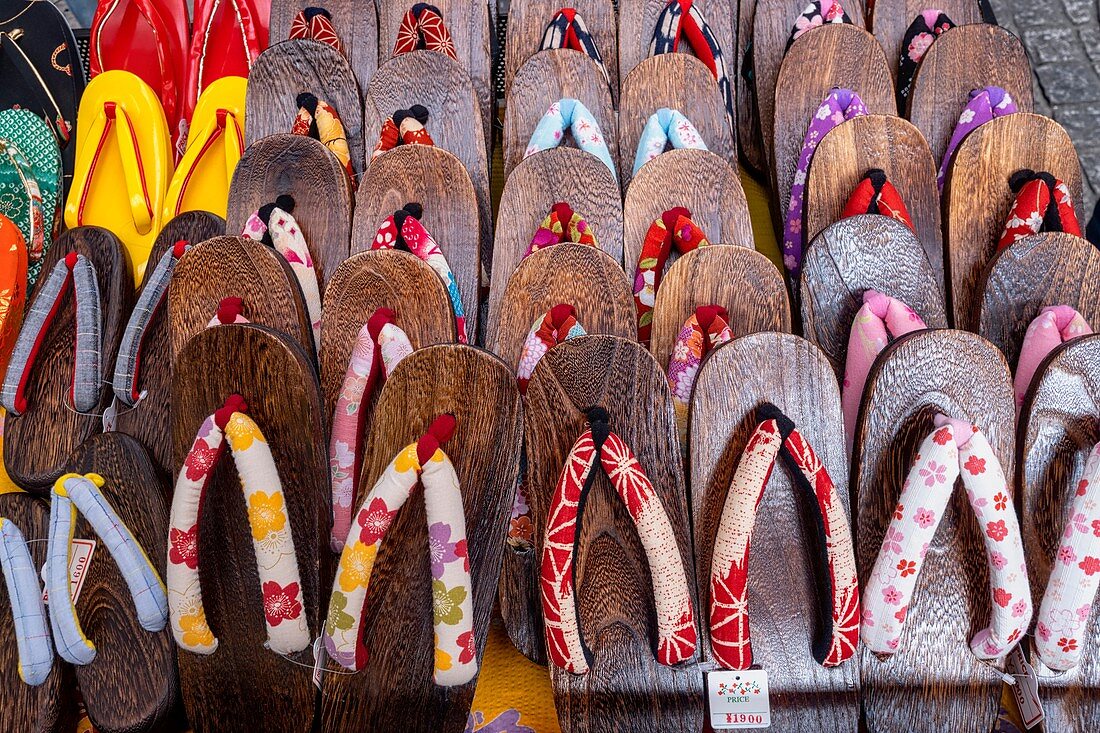 Osaka Japan. Traditional slippers