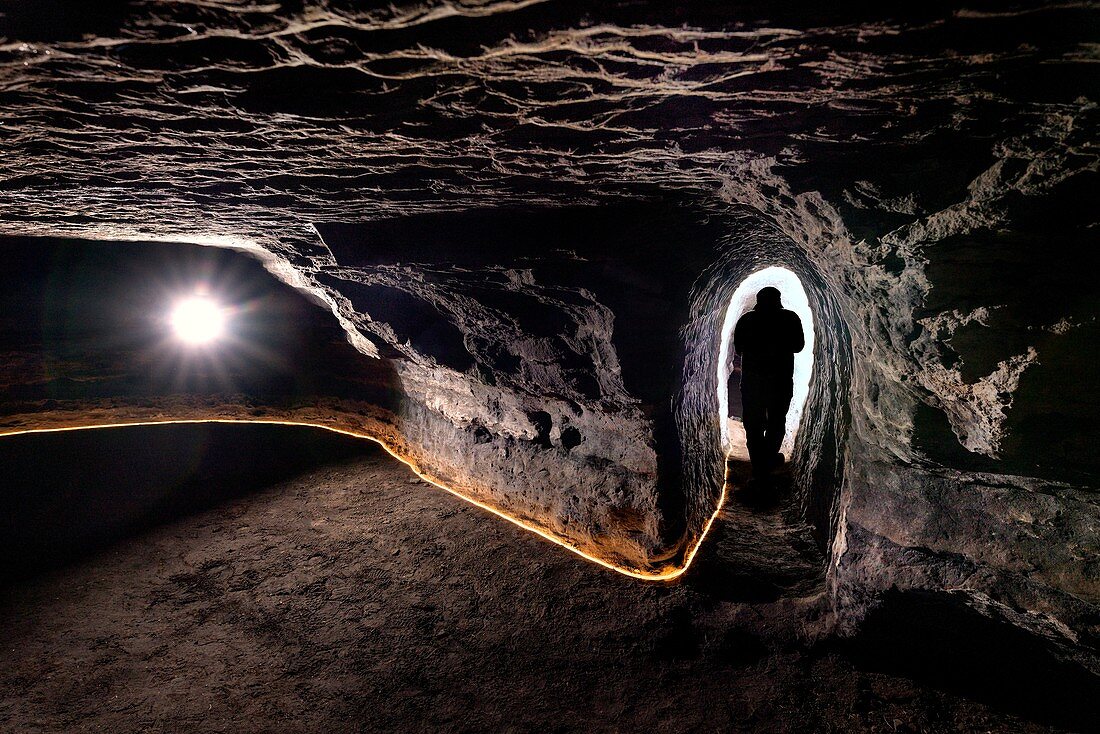 Caves of Hella, Iceland. Man made caves, could be made by Celts who inhabited Iceland before the official Norse settlement, late 9th century.\n \n\n