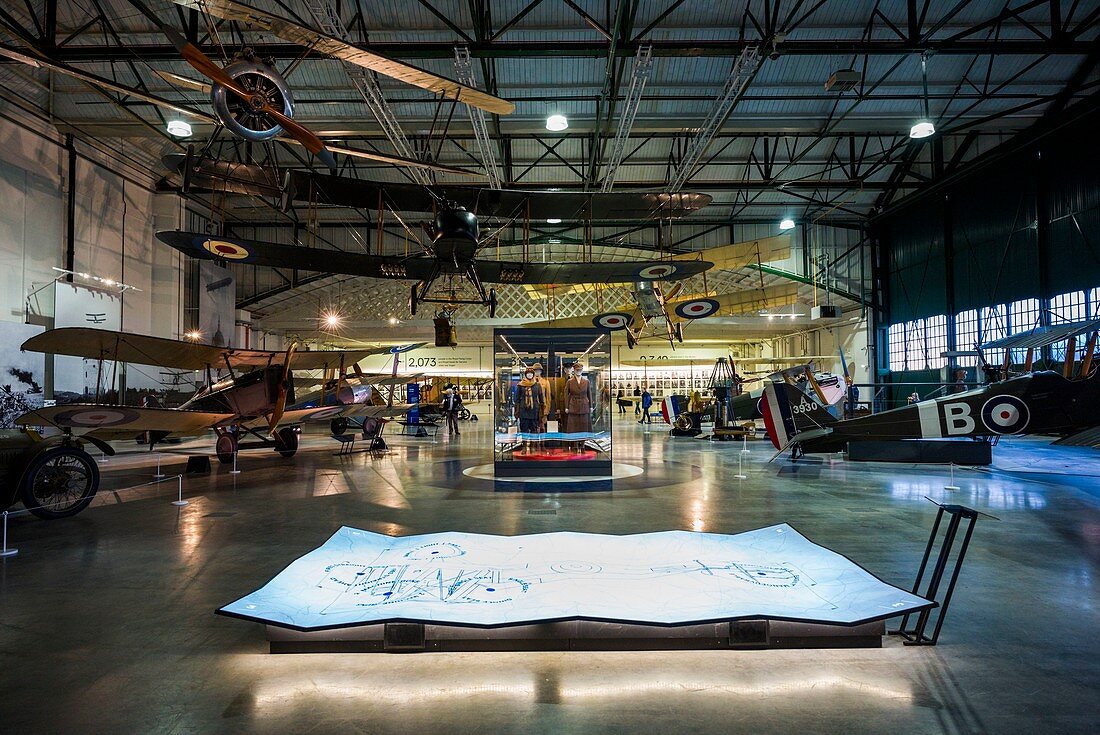 United Kingdom, London-Hendon, RAF Museum London, The Grahame-White Factory Gallery of WW1-era aviation