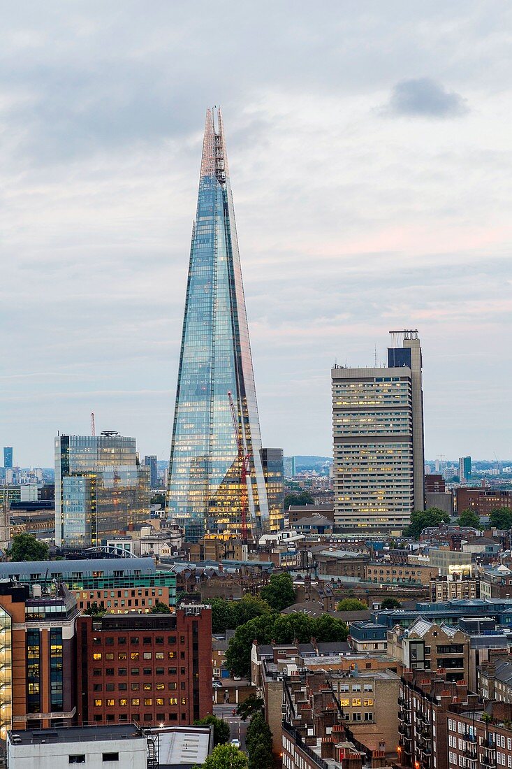 United Kingdom, London, Southwark, the Rard Shard by Renzo Piano