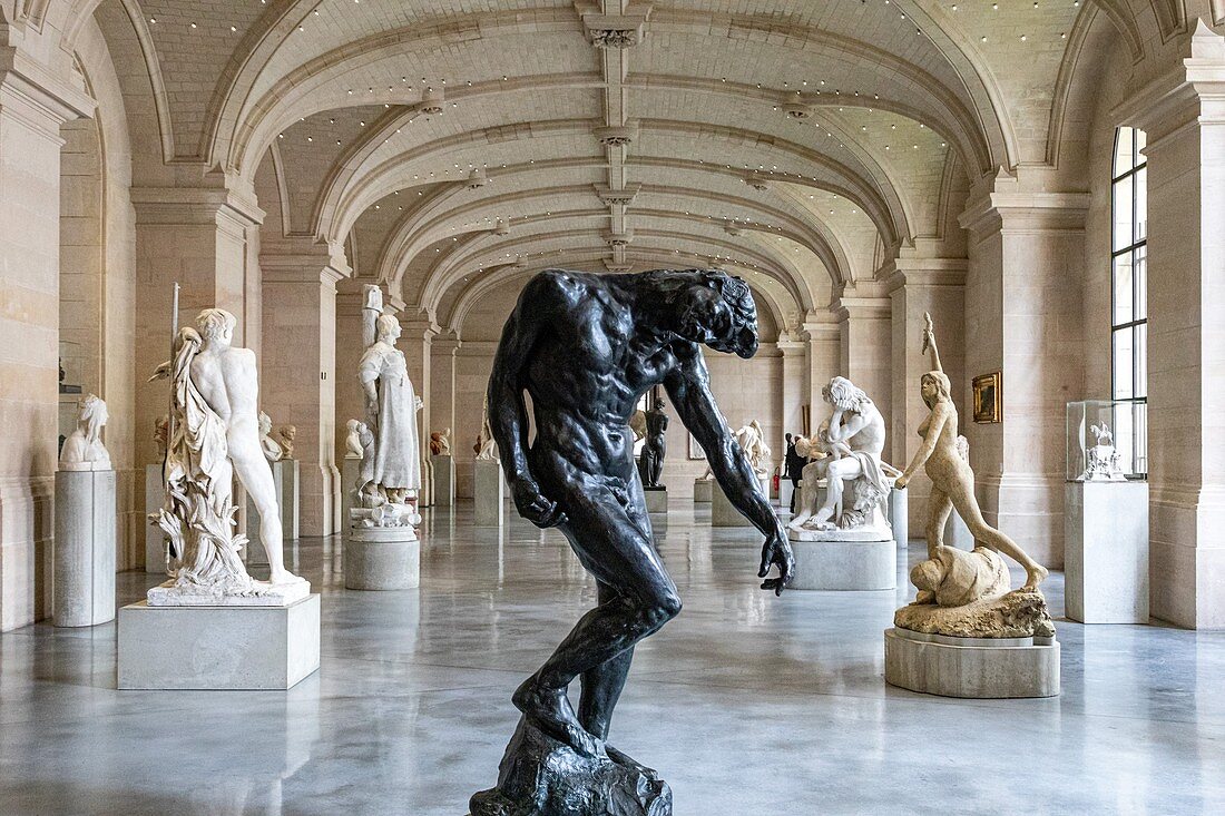 der Grosse Schatten von Auguste Rodin, Palast der Schönen Künste, Lille, Nord, Frankreich