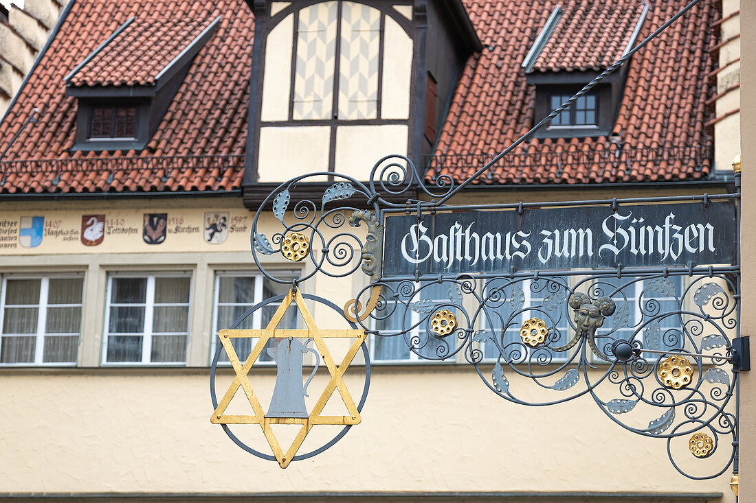 Detailaufnahmen von der Altstadt auf der Lindau Insel, Bayern, Deutschland, Europa