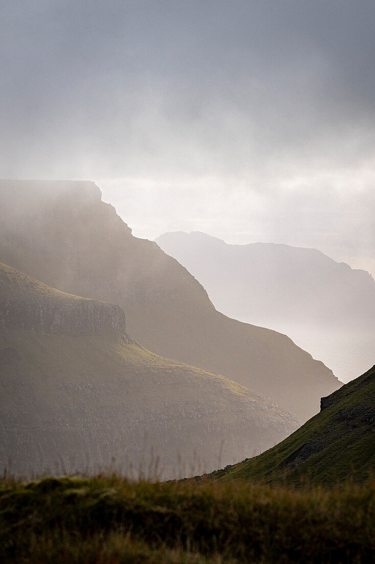 Landscape impression on a hike between Saksun and Tjørnuvík, Streymoy Island, Faroe Islands