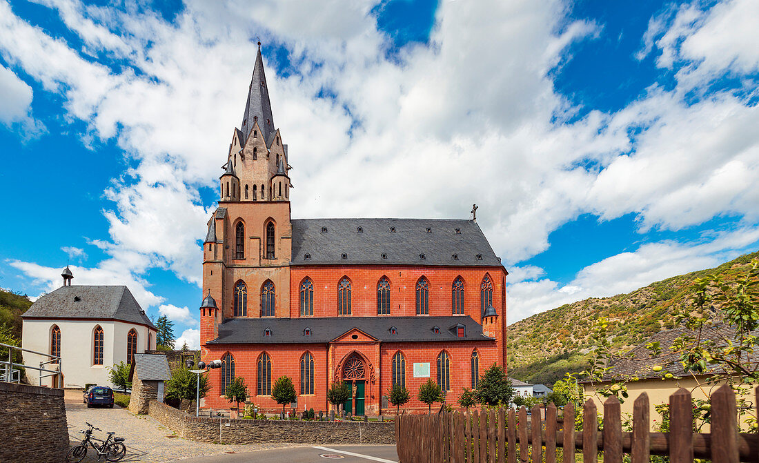 Liebfrauenkirche in Oberwesel am Rhein, Rheinland-Pfalz, Deutschland