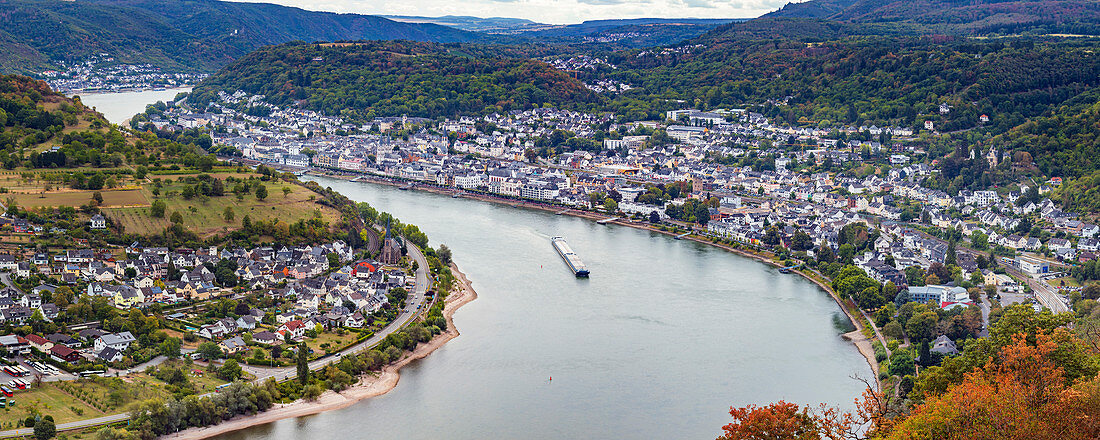 The Rhine at Bad Salzig, Rhineland-Palatinate, Germany