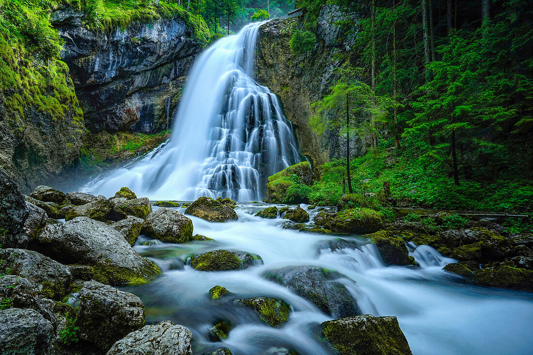 Am Gollinger Wasserfall, Golling, Salzburger Land, Österreich
