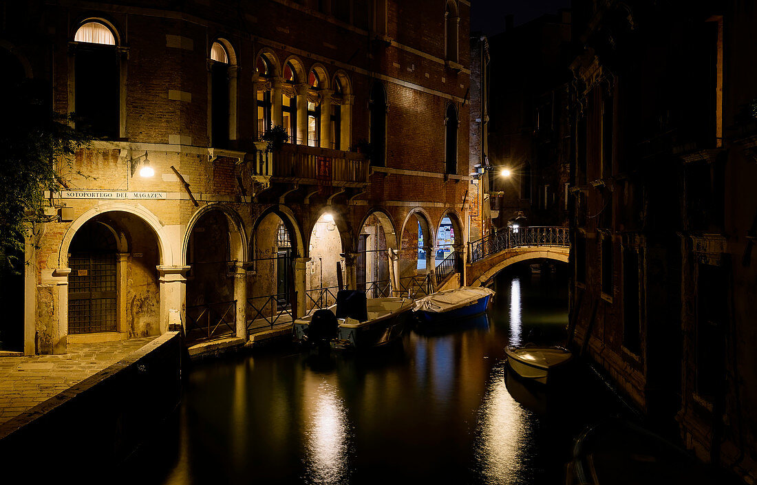 Nacht in Venedig, Venetien, Italien
