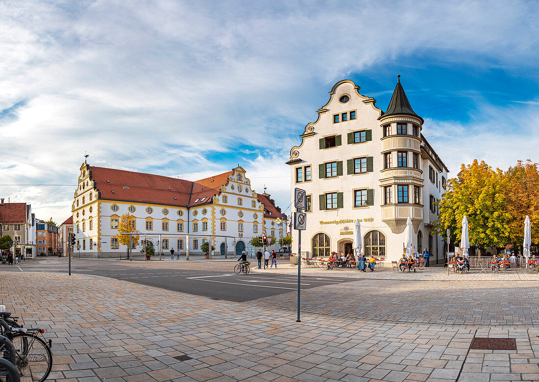 The Kornhaus on the Großer Kornhausplatz in Kempten, Bavaria, Germany