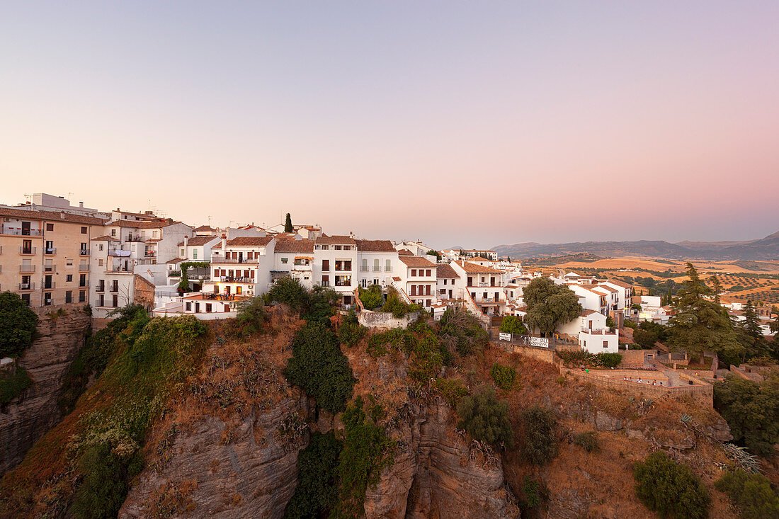 Dusk in ìRonda, province of Málaga, Andalusia, Spain