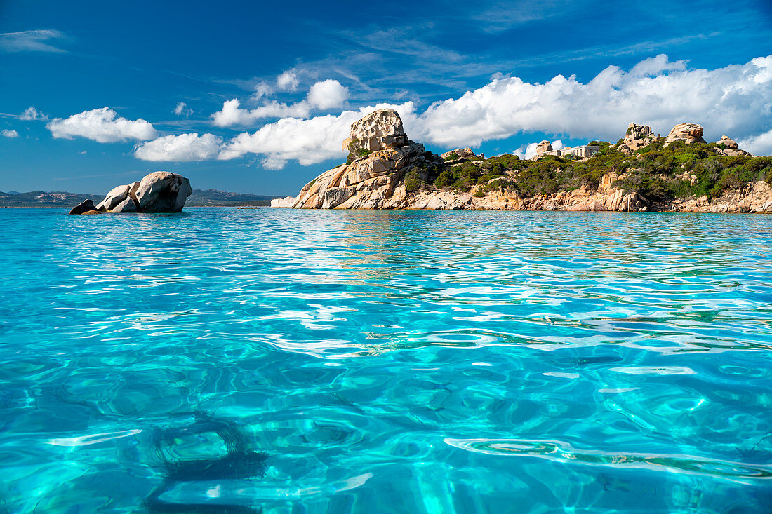 Cala Corsara, Insel Santo Stefano, La Maddalena, Provinz Sassari, Sardinien, Italien, Europa