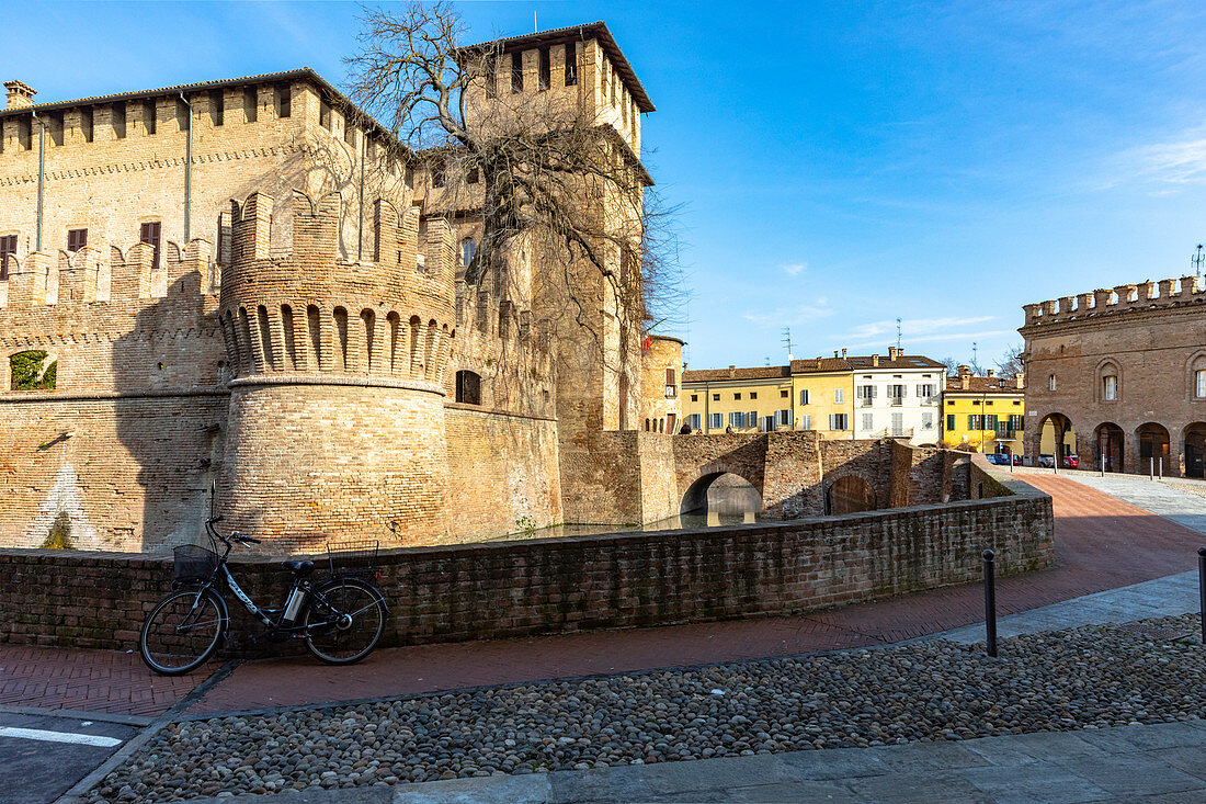Die Rocca Sanvitale in Fontanellato, Provinz Parma, Emilia Romagna, Italien