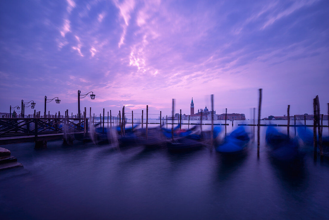 San Giorgio Maggiore am Morgen, Venedig, Venetien, Italien