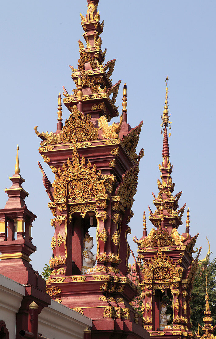 Thailand, Chiang Mai, Wat Mon Thian, buddhist temple, 