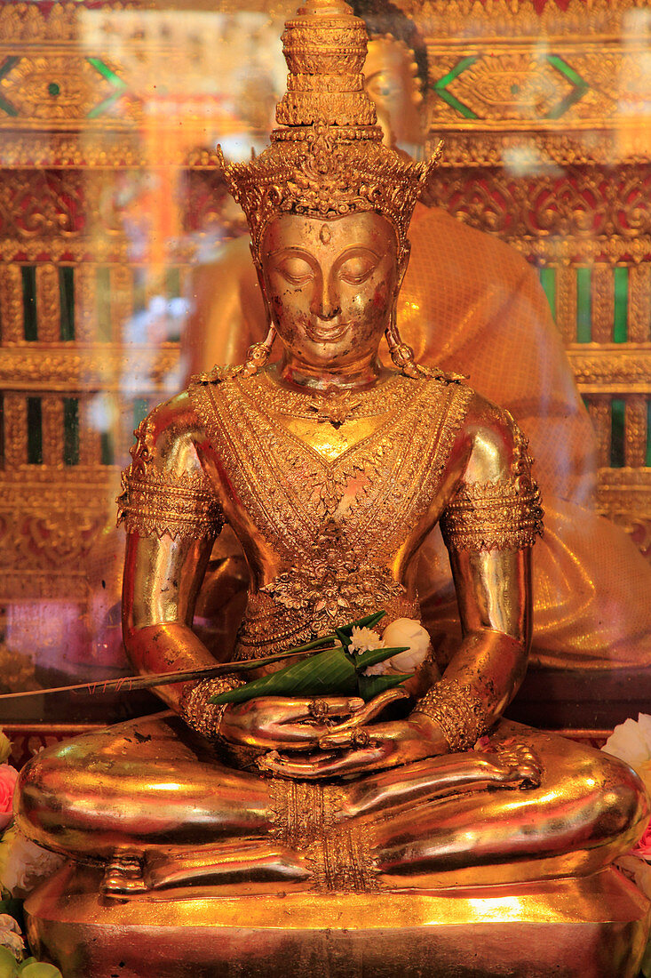 Thailand, Chiang Mai, Wat Phra That Doi Suthep, buddhistischer Tempel, Buddha-Statue