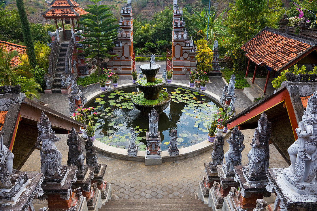Buddhist temple in Brahmavihara-Arama, Banjar, Bali