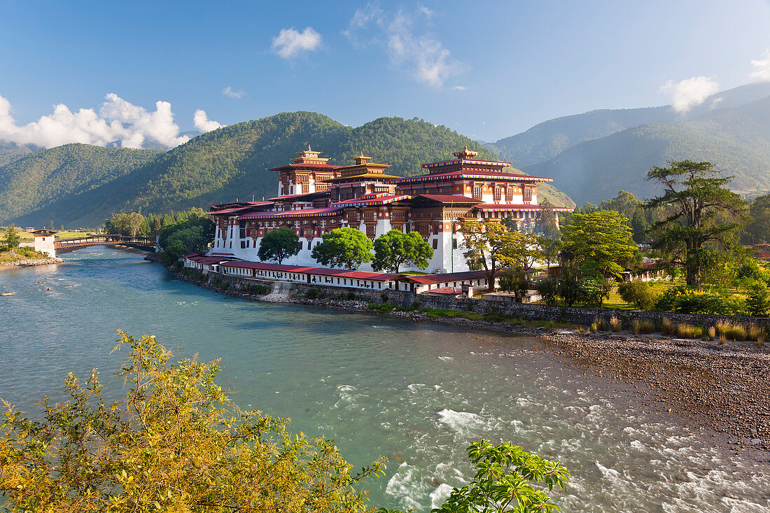 Punakha Dzong oder Kloster, Punakha, Bhutan