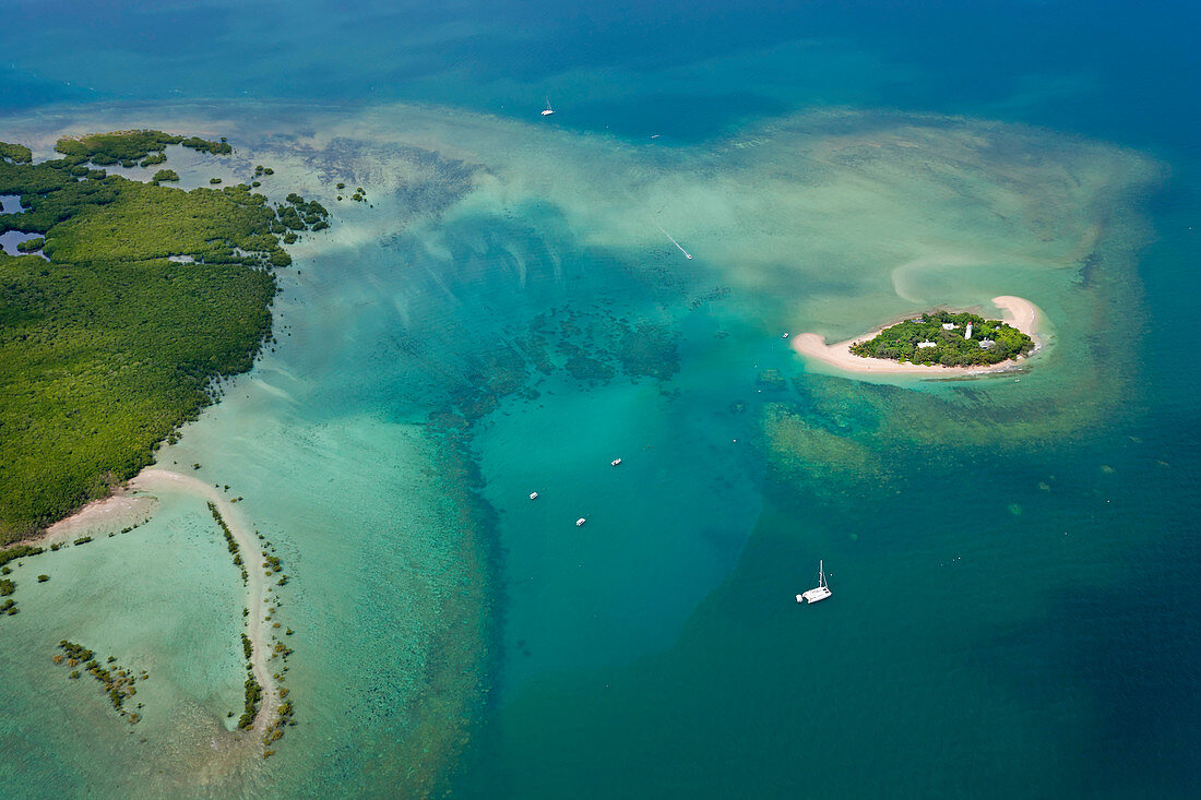 Leuchtturm auf Lowe Isles, Great Barrier, Nord-Queensland, Australien