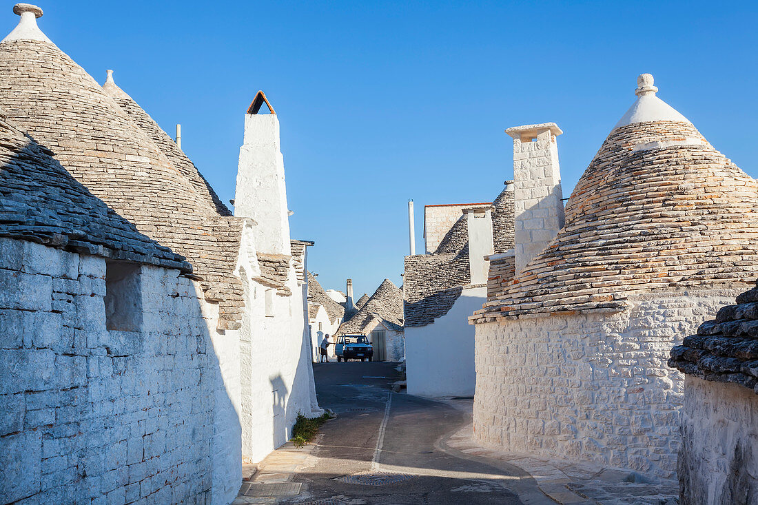 Trulli-Häuser, Alberobello, Apulien, Italien