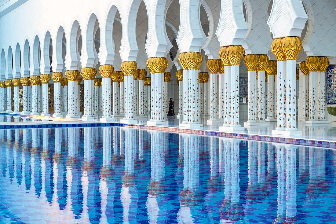 Sheikh Zayed Mosque, Abu Dhabi, United Arab Emirates, Middle East