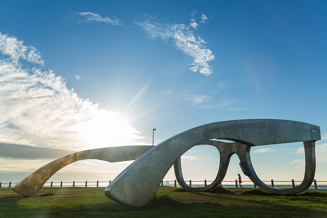 Skulptur 'Perceiving Freedom' zu Ehren von Nelson Mandela, Sea Point, Kapstadt, Kap-Provinz, Südafrika