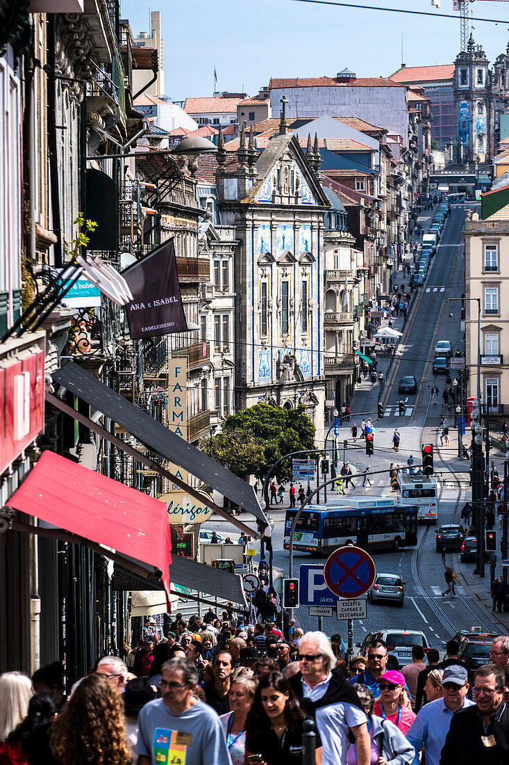 Stadtansicht mit dem Rio Douro Fluss, Porto, Portugal, Europa