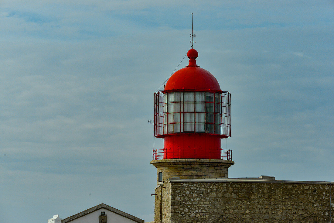 Leuchtturm am Cabo de Sao Vicente, Algarve, Portugal