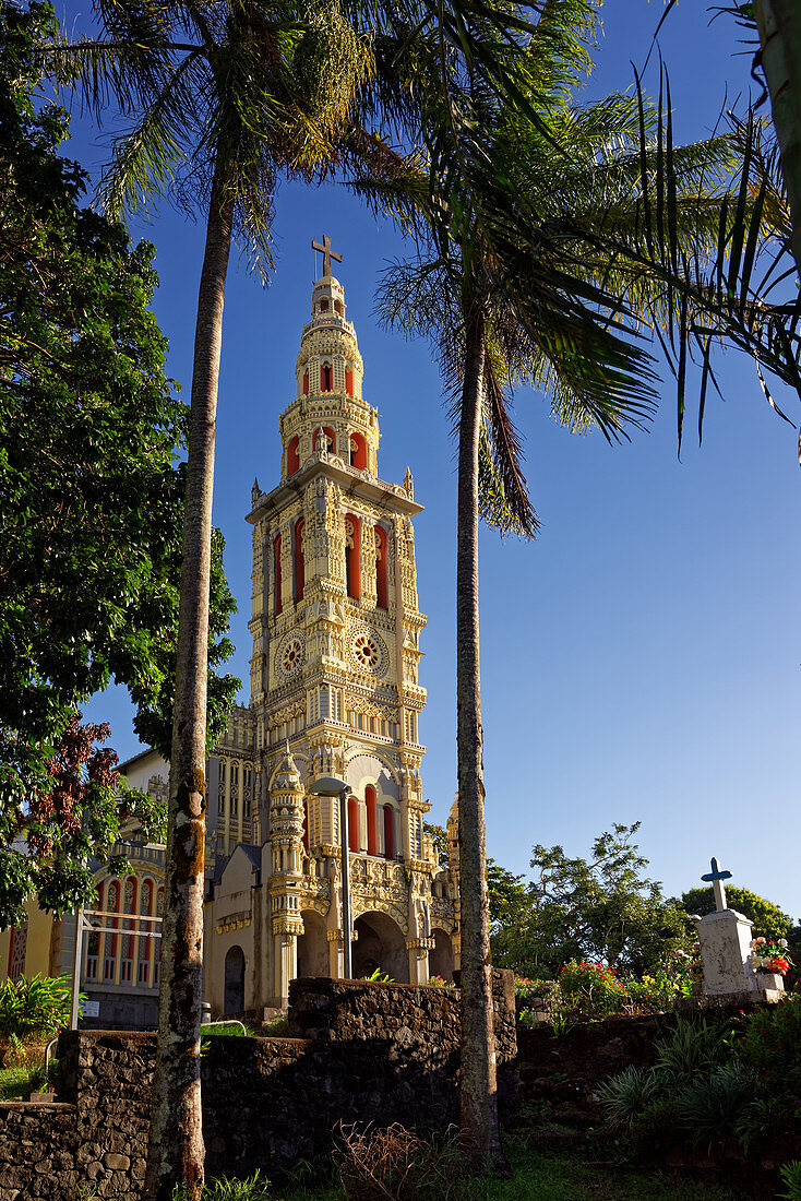 Die barocke Kirche von Sainte Anne, La Réunion, Frankreich