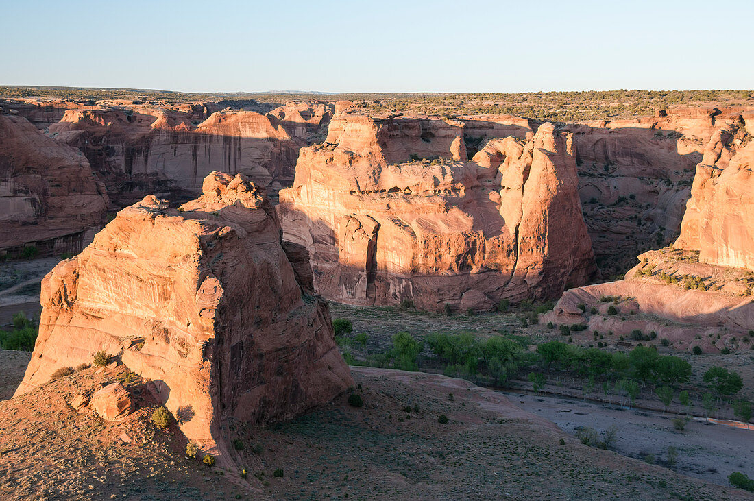 Canyon de Chelly National Monument in the evening, Arizona, USA