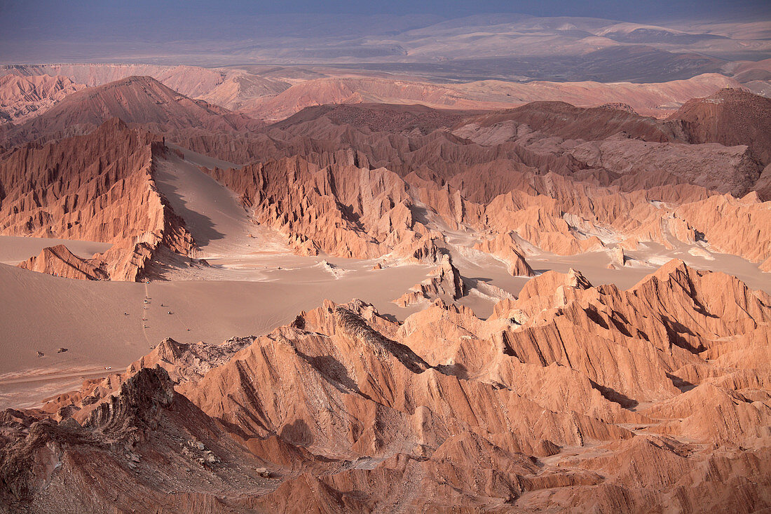 Chile, Antofagasta Region, Atacama Desert, Valle de Marte; Valle de la Muerte, 