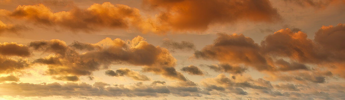 Clouds, sky, weather, sunset