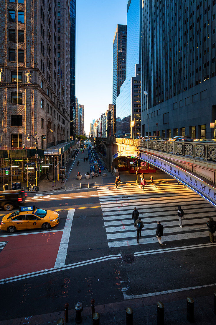 Die Brücke der Grand Central Station, Manhattan, New York, USA