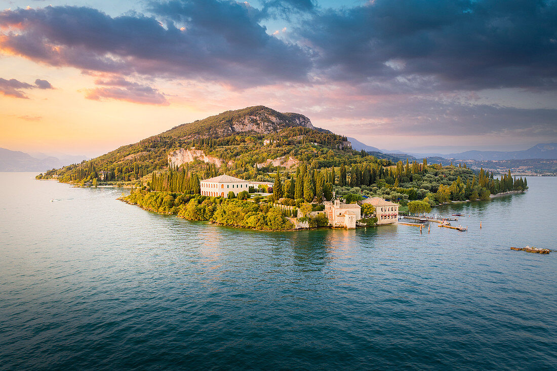 Punta San Vigilio, Provinz Verona, Gardasee, Venetien, Italien