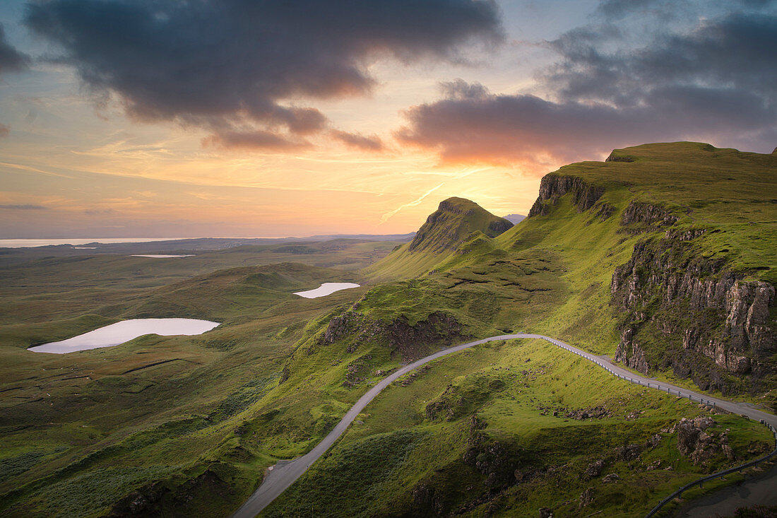 Quiraing, Isle of Skye, Hochland von Schottland