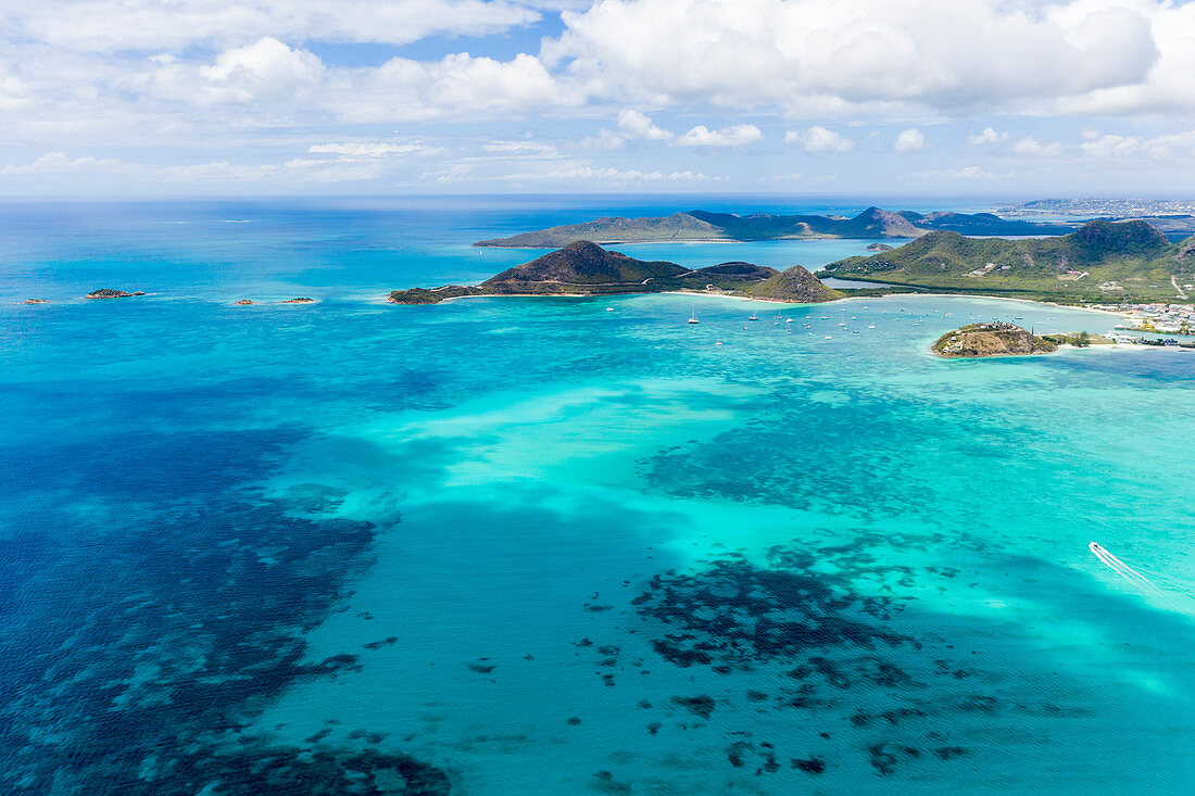 Westindische Inseln, Antigua und Barbuda lustiger Strand