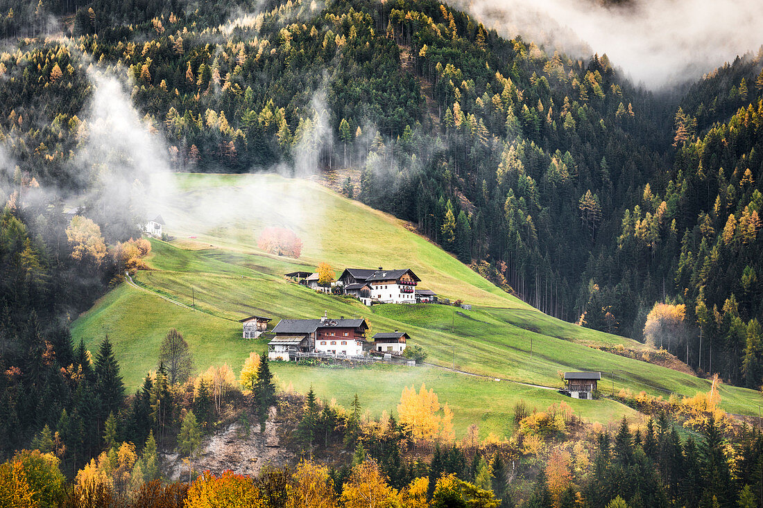 Funes Valley, Provinz Bozen, Trentino Südtirol, Italien