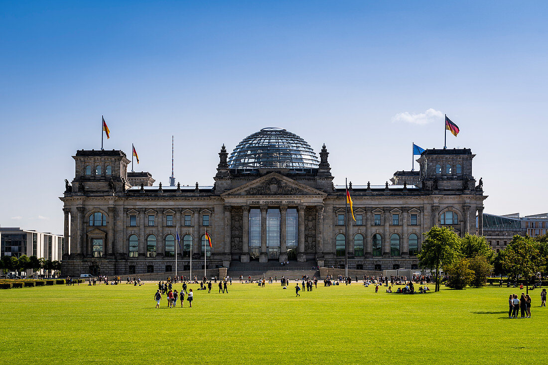Reichstag building, Berlin, Germany, Europe, West Europe.