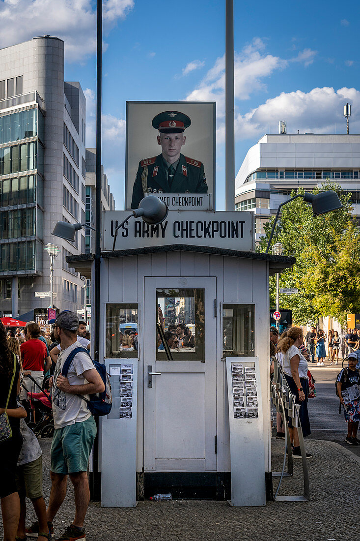 Checkpoint Charlie, Berlin, Deutschland, Europa, Westeuropa
