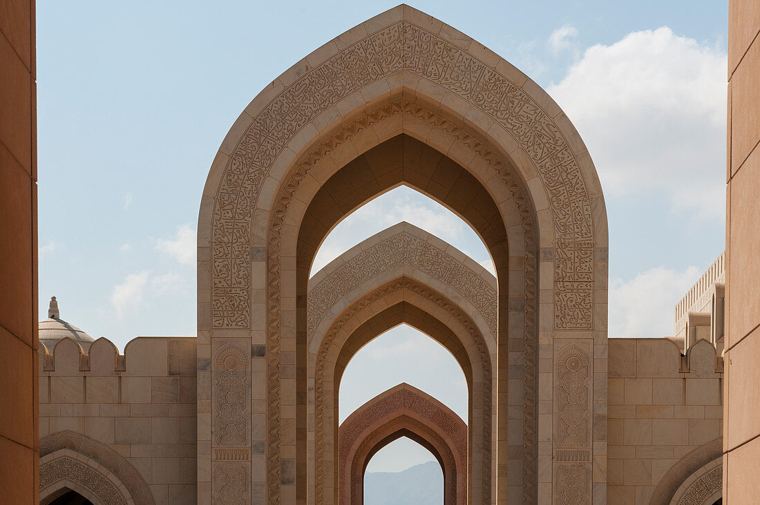 Große Sultan-Qabus-Moschee in Maskat, Oman