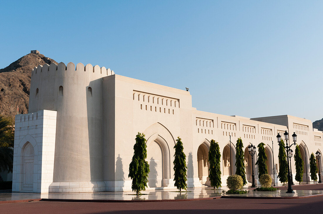 Sultan Qaboos Palace, Muscat, Oman. – License image – 71346896 Image ...