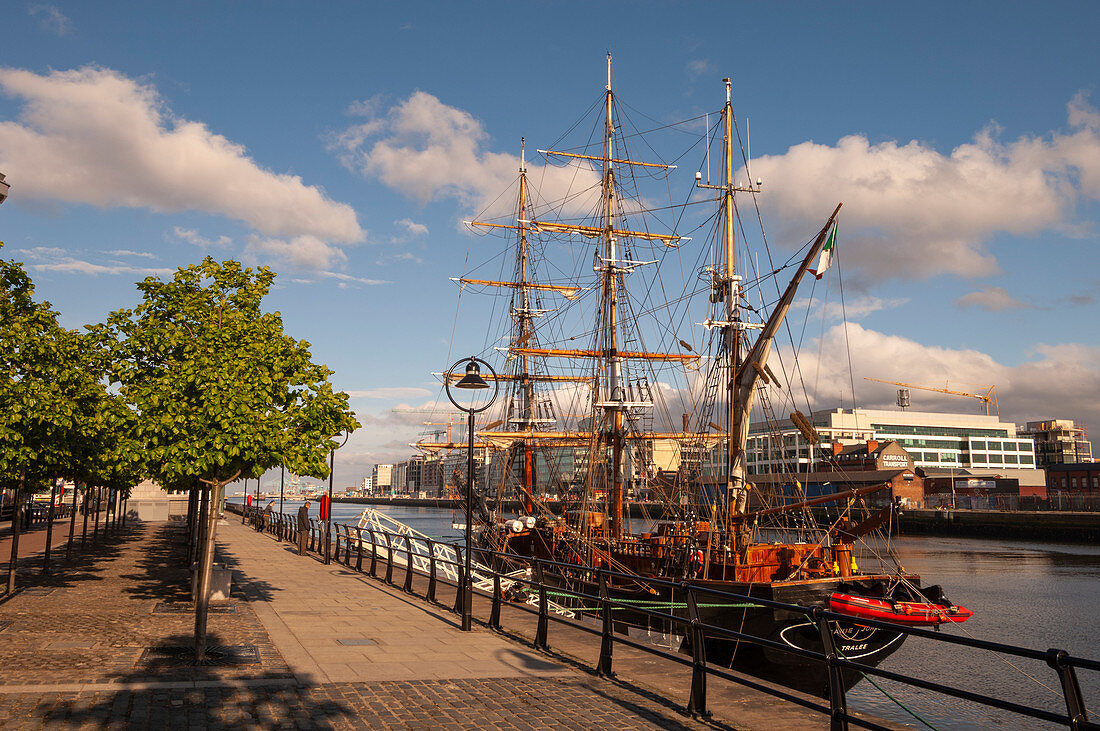 Liffey River, Dublin, Irland.