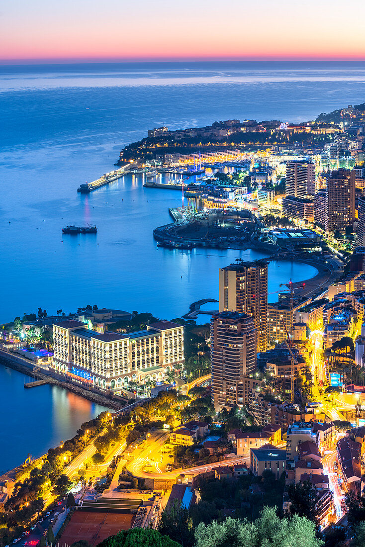 Europe, France, Provence, French Riviera Alps, Montecarlo,Principality of Monaco