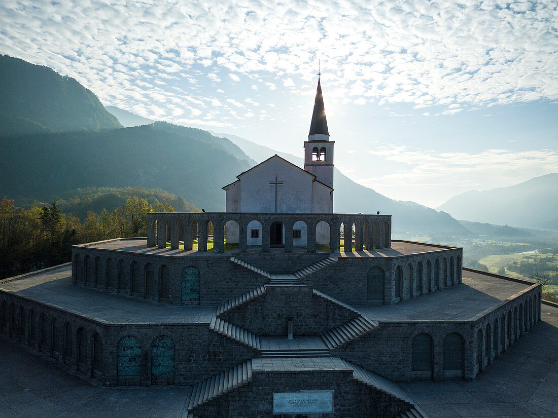 Saint Anthony's sanctuary (Caporetto memorial), Kobarid, Goriska, Slovenia