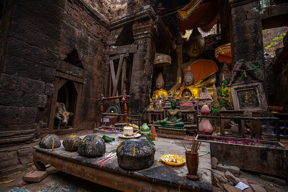 Vat Phou Tempel in Champasak, Laos, Asien